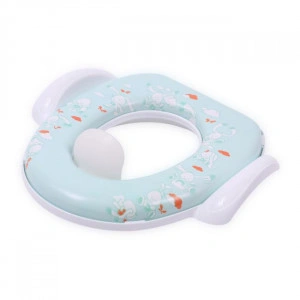 Reductor moale pentru toaleta, cu manere, Lorelli, White Rabbit