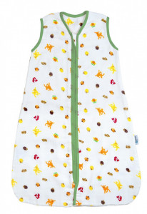 Sac de dormit pentru vara din muselina Forest Friends 18-36 luni 0.5 Tog