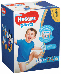 Scutece-chilotel Huggies Box Pack, Nr.6, Baieti, 15-25 kg, 60 buc