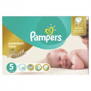 Scutece Pampers Premium Care 5 Mega Box 88 buc