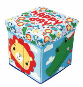 Taburet pentru depozitare jucarii Fisher Price, Happy Day - Img 2