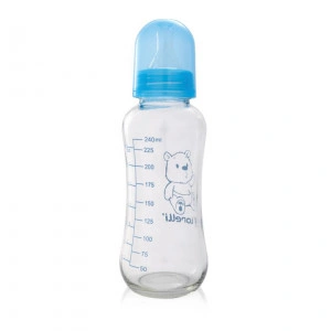Biberon din sticla, 0+ luni, 240 ml, Lorelli