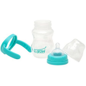 Biberon U-GROW 6-9 luni, cu Gat Larg, 210 ml, A-1014 - Img 2