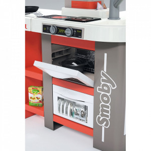 Bucatarie Smoby Tefal Studio XXL Bubble gri cu rosu - Img 8