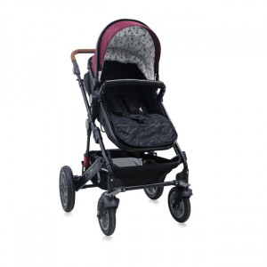 Carucior Lora, 3 in 1, Lorelli, Red & Black Lighthouse - Img 5