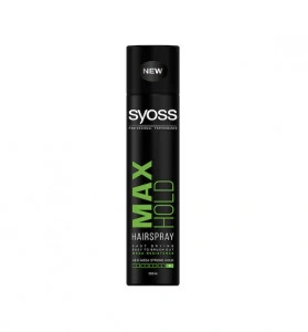 Fixativ Syoss Max Hold pentru fixare foarte puternica, 300 ml