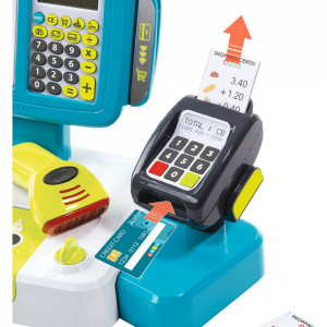 Jucarie Casa de marcat Large Cash Register albastru cu accesorii - Img 4