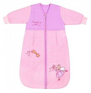 Sac de dormit cu maneca lunga Pink Fairy 18-36 luni 2.5 Tog