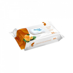Servetele Umede Spring Line Baby Diverse Arome 60 buc Cu Capac - Img 2