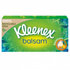 Servetele uscate Kleenex BOX Balsam, 64 buc