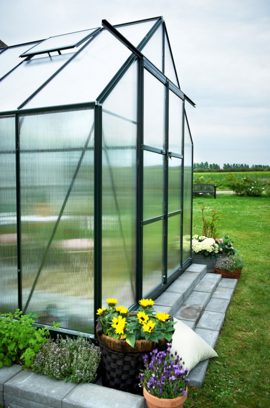 Sera HALLS MAGNUM 11,5 m2, 6 mm polikarbonát, szín: zöld