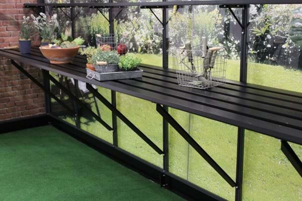 Raft integral 6 bare - Cotswold 5 secțiuni- negru