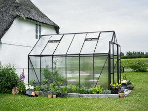Sera HALLS MAGNUM 9,9 m2, 6 mm polikarbonát, szín: fekete - Img 1