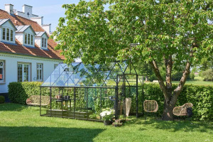 Sera HALLS QUBE 8 de 9,4 mp, cu sticlă securizată 3 mm, culoare: neagră - Img 5