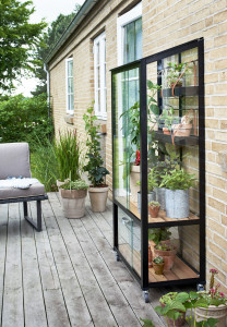 Зимна градина JULIANA CITY GREENHOUSE 0,32 m², с 4 mm закалено стъкло, цвят черен - Img 1