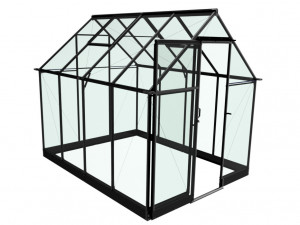 Sera HALLS QUBE 5,1 кв.м, с 3 мм закалено стъкло, цвят: черен - Img 3