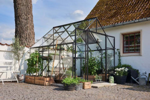 Sera HALLS QUBE+ 6,6 кв.м, с 3 мм закалено стъкло, цвят: черен - Img 4