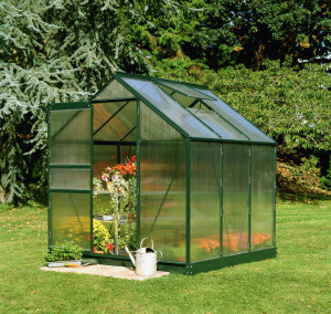 Sera HALLS POPULAR 3,8 m2, 4 mm polikarbonát, szín: zöld - Img 3