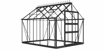 HALLS COTSWOLD COTSWOLD Blockley 810 - 8,14m², 3 mm-es edzett üveggel, szín: Fekete - Img 3