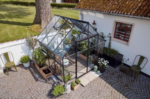Sera HALLS QUBE+ 6,6 кв.м, с 3 мм закалено стъкло, цвят: черен - Img 6