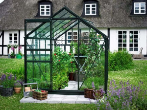 Sera HALLS POPULAR 6,2 m2, 3 mm-es edzett üveggel, szín: zöld - Img 1