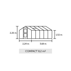 Juliana Compact 8,2 cu policarbonat 