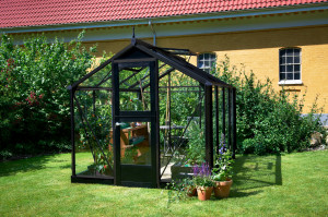 Оранжерия JULIANA COMPACT 6,6 кв.м, с 3 мм закалено стъкло, цвят антрацит - Img 6