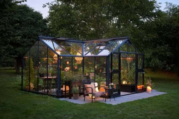 Juliana Orangers 21,5 m² антрацит с 3 мм закалено стъкло - Img 2