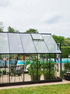 Sera HALLS QUBE+ 13 кв.м, с 3 мм закалено стъкло, цвят: черен - Img 4