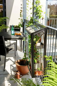 Зимна градина JULIANA BALCONY 0,16 кв.м, с 4 мм закалено стъкло, цвят черен - Img 4