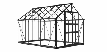 Sera HALLS COTSWOLD Blockley 812 - 9,73mp , cu sticlă securizată 3 mm, culoare: Negru - Img 3