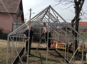 Sera HALLS UNIVERSAL 9,9 m2, 4 mm-es polikarbonát, szín: alumínium - Img 7