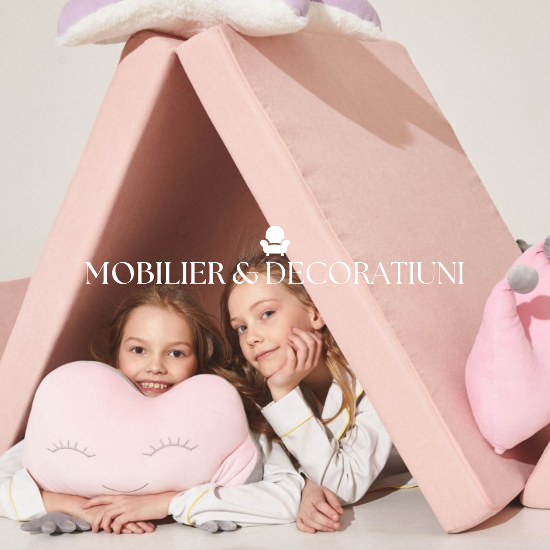 Mobilier pentru camera copiilor – soluții de design funcțional și estetic, oferind confort și siguranță pentru un spațiu de joacă și odihnă ideal.