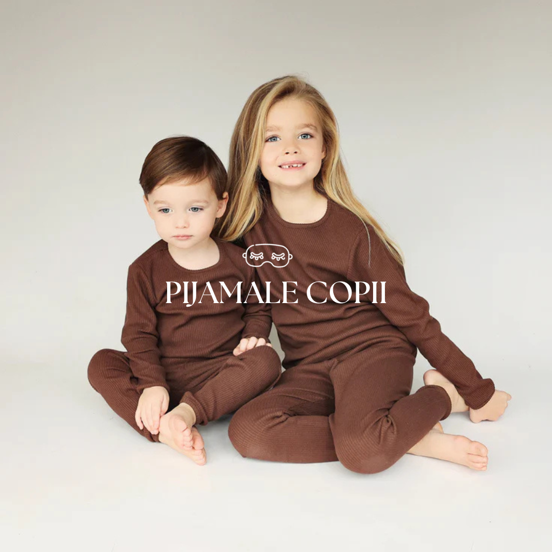 pijamale pentru copii din bumbac