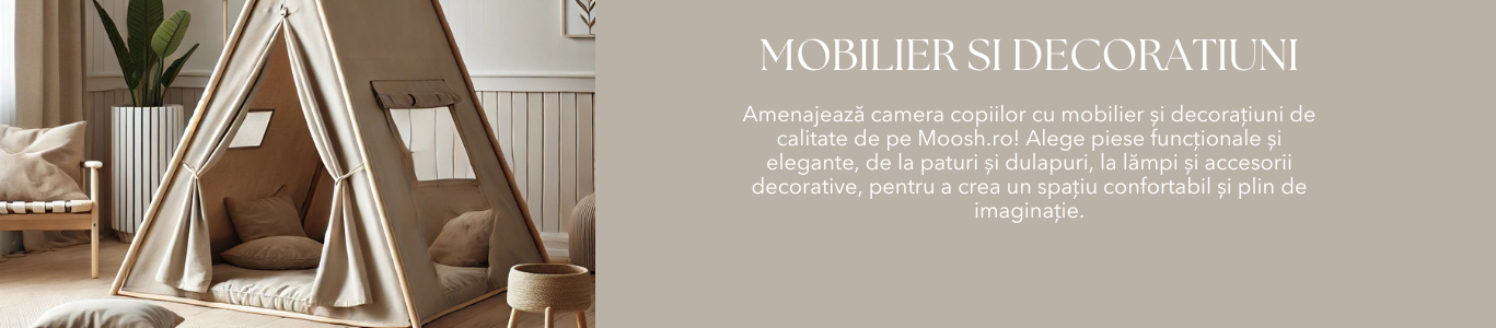 Mobilier și Decorațiuni pentru Camera Copiilor | Moosh.ro