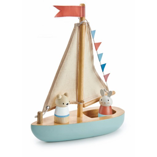 Barca lui Bubble si Squeak- Sailaway Boat - Tender Leaf