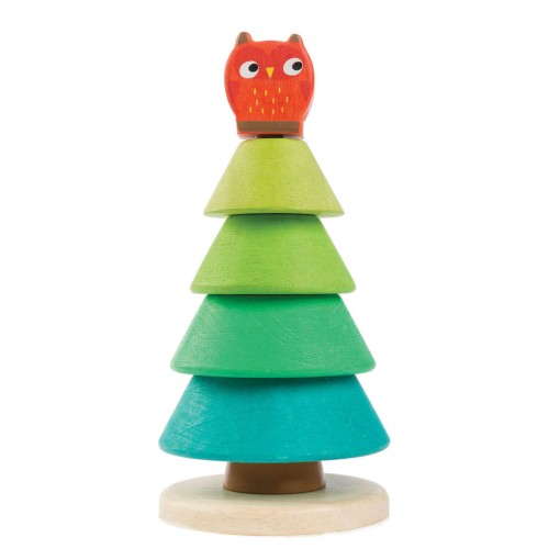 Puzzle stivuibil - Stacking Fir Tree - Tender leaf