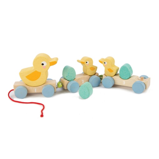 Trenulet tractabil cu ratuste- Pull Along Ducks- Tender Leaf