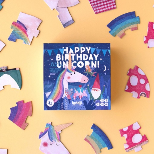 Puzzle evolutiv si reversibil - Petrecerea Unicornului - Londji Barcelona