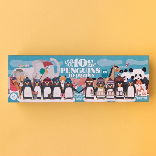 Puzzle progresiv - Pinguini - Londji Barcelona