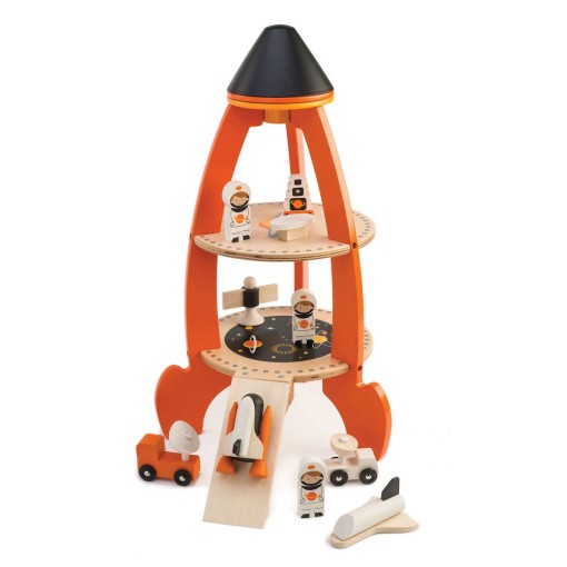 Racheta de jucarie cu astronauti - Cosmic toy rocket - Tender leaf
