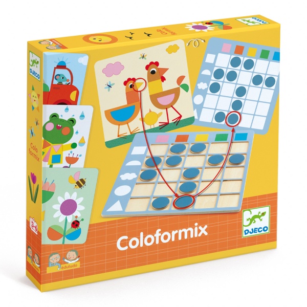 Joc de recunoastere a formelor si culorilor - Coloformix | Djeco