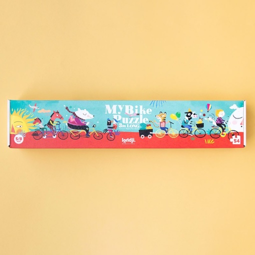 Puzzle - La drum cu bicicleta - Londji Barcelona