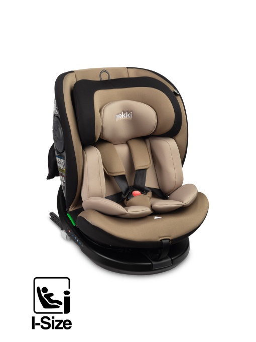 Scaun auto Mokki i-Size rotativ - Beige - Caretero