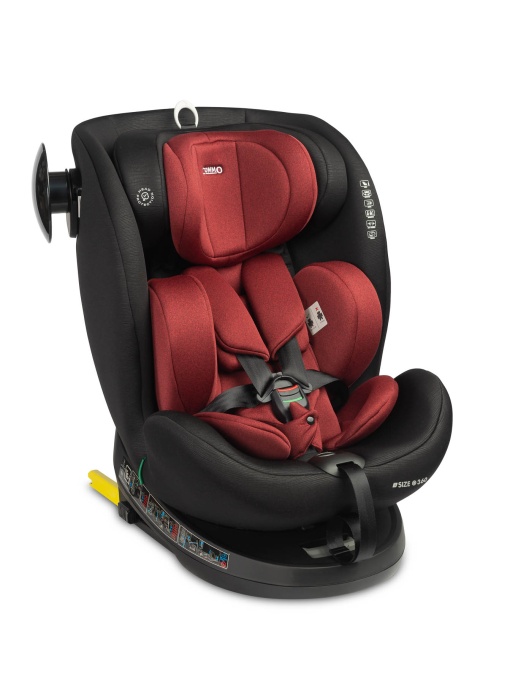 Scaun auto Commo rotativ - i-Size Burgundy - Caretero