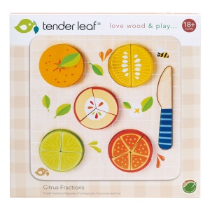 Puzzle educativ Fractionarea fructelor - Citrus Fractions - Tender Leaf - Img 3