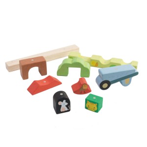 Puzzle magnetic Gradina- Garden Magnetic Puzzle - Tender leaf - Img 2