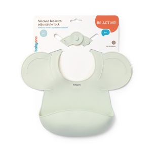 Baveta din silicon fara BPA , Verde | Babyono - Img 3