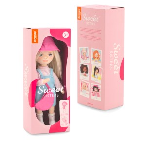 papusa blonda din plus sigura pentru copii