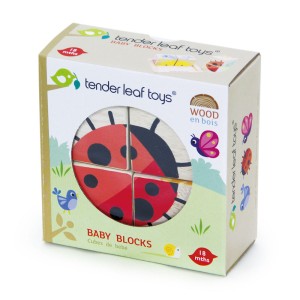 Puzzle educativ Cuburi ilustrate -Baby Blocks - Tender leaf - Img 4